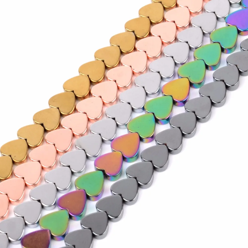 Wholesale 60pcs/lot Assorted Hematite Heart Shape Beads For Jewelry Making 8mm Natural Stones Love Charm Beads For Needlework
Wholesale 60pcs/lot Assorted Hematite Heart Shape Beads For Jewelry Making 8mm Natural Stones Love Charm Beads For Needlework