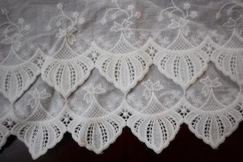 14 yards cotton lace fabric by the yard, ivory white cotton embroidered lace fabric, daisy floral lace fabric
14 yards cotton lace fabric by the yard, ivory white cotton embroidered lace fabric, daisy floral lace fabric