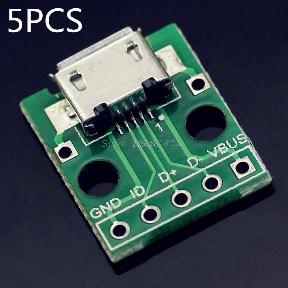 5Pcs Micro Usb To Dip Adapter 5Pin Female Connector B Type PCB Converter New Z09 Drop ship
5Pcs Micro Usb To Dip Adapter 5Pin Female Connector B Type PCB Converter New Z09 Drop ship