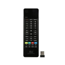 Rii i13 K13 2,4G мини русская Беспроводная Клавиатура Fly Air mouse Combos Mircophone speaker IR Remote learning для ПК Smart tv Box(China)