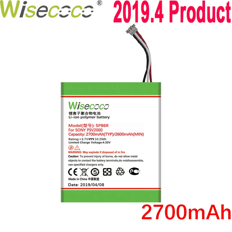Wisecoco 2700mAh PSV2000 Battery For SONY PCH-2007 4-451-971-01 SP86R PS Vita 2007 Smartphone Latest Production+Tracking Number
Wisecoco 2700mAh PSV2000 Battery For SONY PCH-2007 4-451-971-01 SP86R PS Vita 2007 Smartphone Latest Production+Tracking Number