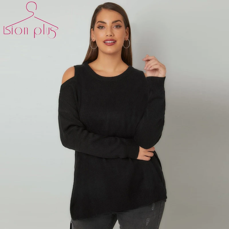 7xl 5xl 6xl Off Shoulder Sweater Women 2018 Spring Back Hollow Out Black Streetwear O-Neck Sweaters New Plus Size Women Clothing
7xl 5xl 6xl Off Shoulder Sweater Women 2018 Spring Back Hollow Out Black Streetwear O-Neck Sweaters New Plus Size Women Clothing