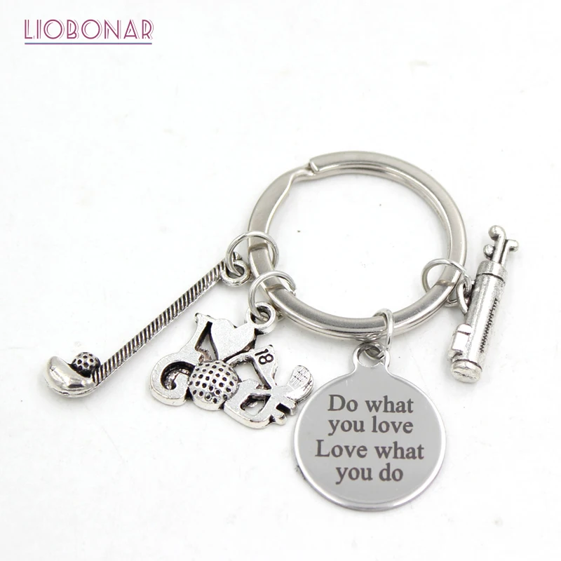 1PC New Arrival Stainless Steel Key Ring Sport I Love Golf Bag Key Chain Keyring Golf Lover Gifts for Men Women Jewelry
1PC New Arrival Stainless Steel Key Ring Sport I Love Golf Bag Key Chain Keyring Golf Lover Gifts for Men Women Jewelry
