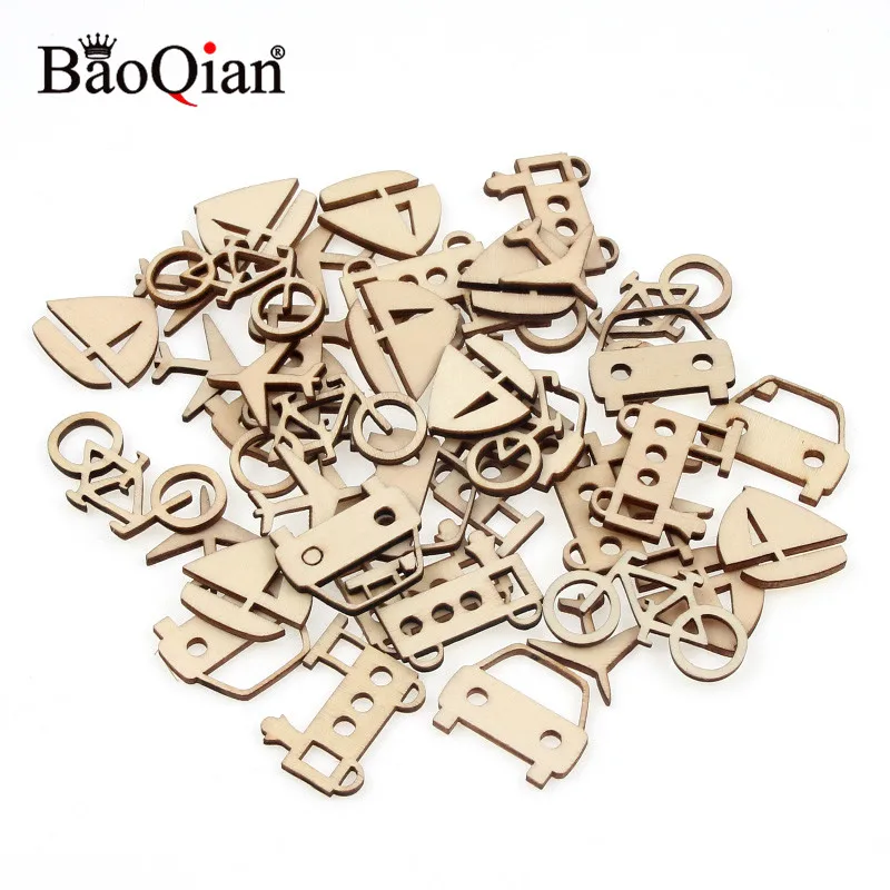 50Pcs 24-40mm Unfinished Wooden Hollow Transportation For Arts Crafts DIY Decoration Birthday Wedding Display Decor
50Pcs 24-40mm Unfinished Wooden Hollow Transportation For Arts Crafts DIY Decoration Birthday Wedding Display Decor