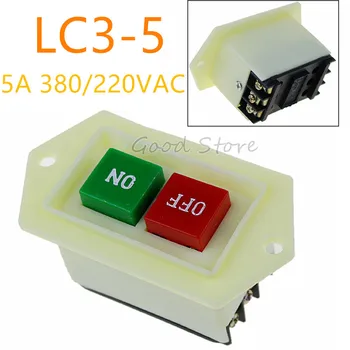 1PCS LC3-5 start stop Start switch on/off 10A 380/220V for bench drill grinding machine cutting machine button drill switch
1PCS LC3-5 start stop Start switch on/off 10A 380/220V for bench drill grinding machine cutting machine button drill switch
