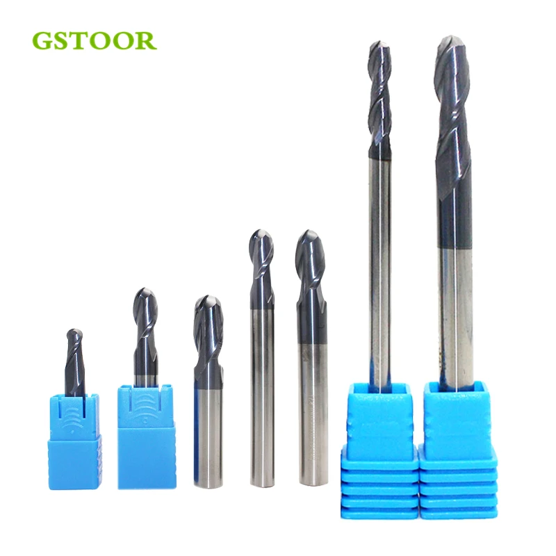 1PC HRC50 2 Flute Ball Nose End Mill Overall Length 100mm 150mm Coated CNC Milling Cutting R8 R9 mm For Power Tools
1PC HRC50 2 Flute Ball Nose End Mill Overall Length 100mm 150mm Coated CNC Milling Cutting R8 R9 mm For Power Tools
