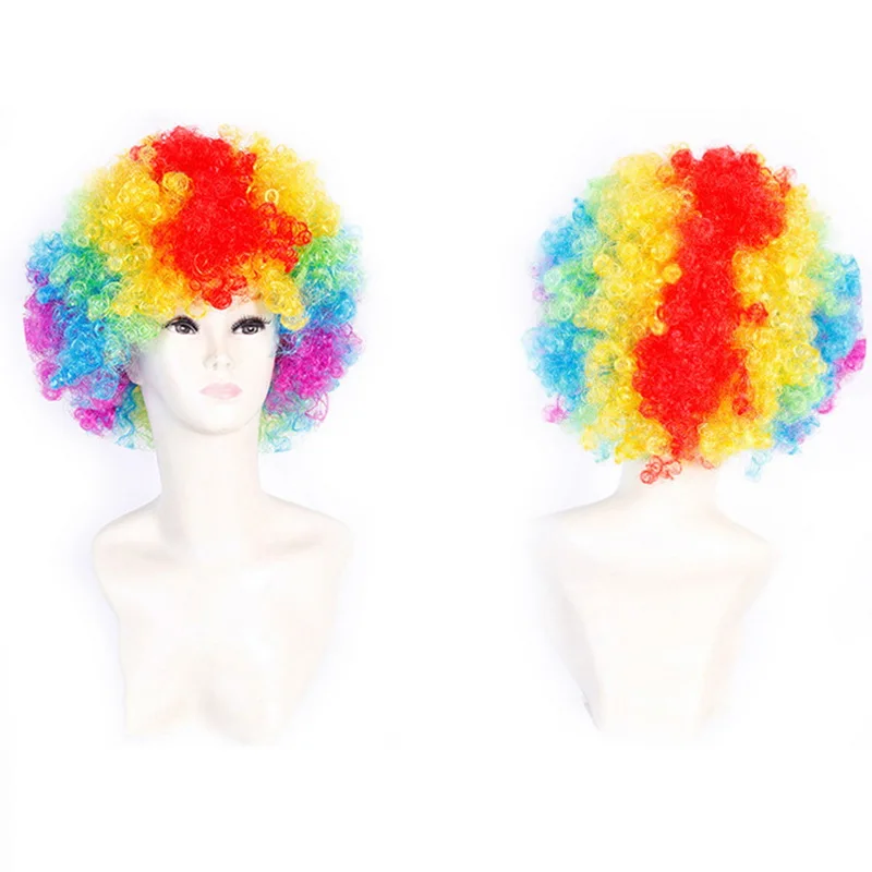 Hoomall 1PC Colorful Ball Exploding Head Fans Fake Hairpiece Halloween Patry Clown Fake Hairpiece Short Hair Event Supplies
Hoomall 1PC Colorful Ball Exploding Head Fans Fake Hairpiece Halloween Patry Clown Fake Hairpiece Short Hair Event Supplies