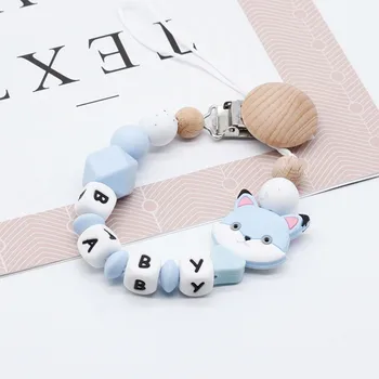 Custom Baby Personalize Name pacifier Clip Silicone Beech Beads Binky Clip Pacifier Chain Chew Baby Teether Toys Nipple Holder
Custom Baby Personalize Name pacifier Clip Silicone Beech Beads Binky Clip Pacifier Chain Chew Baby Teether Toys Nipple Holder