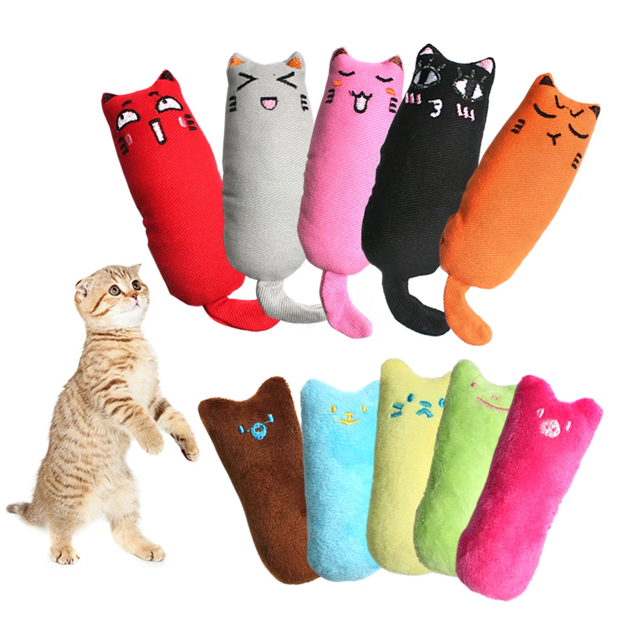 Colorful Soft Plush Interactive Fancy Pets Teeth Grinding Catnip Toys Claws Thumb Bite Cat mint For Cats Cat Supply
Colorful Soft Plush Interactive Fancy Pets Teeth Grinding Catnip Toys Claws Thumb Bite Cat mint For Cats Cat Supply