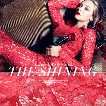 16 Years Of The New Spring And Summer Advanced Bone Line Stereo Lace Fabric Narrow Compact Camellia Cloth
16 Years Of The New Spring And Summer Advanced Bone Line Stereo Lace Fabric Narrow Compact Camellia Cloth