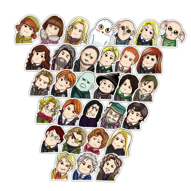 50pcs Different Images Of Harri Potter Movie Characters Stickers For Car Laptop Bicycle Motorcycle Notebook Waterproof Stickers
50pcs Different Images Of Harri Potter Movie Characters Stickers For Car Laptop Bicycle Motorcycle Notebook Waterproof Stickers