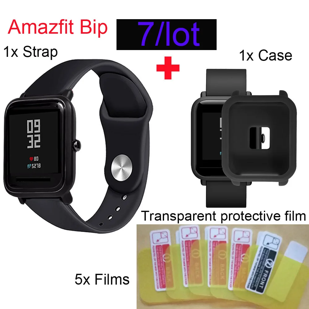 For Xiaomi Amazfit Bip Bit Lite Bracelet Watchband Screen Film Protective Case 7Pcs
For Xiaomi Amazfit Bip Bit Lite Bracelet Watchband Screen Film Protective Case 7Pcs