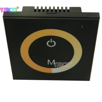 Black CCT dimmer Touch panel color temperature controller ,for Dual white led strip ,wall washer ,DC12V-24V, 2 channel output
Black CCT dimmer Touch panel color temperature controller ,for Dual white led strip ,wall washer ,DC12V-24V, 2 channel output