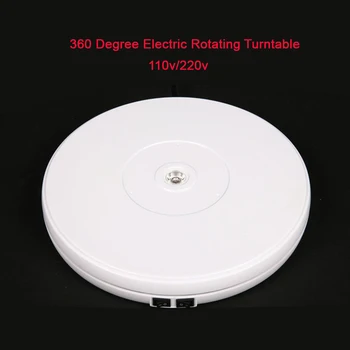 10" 25cm Led Light 360 Degree Electric Rotating Turntable for Photography, Max Load 10kg, 220V / 110V
10" 25cm Led Light 360 Degree Electric Rotating Turntable for Photography, Max Load 10kg, 220V / 110V