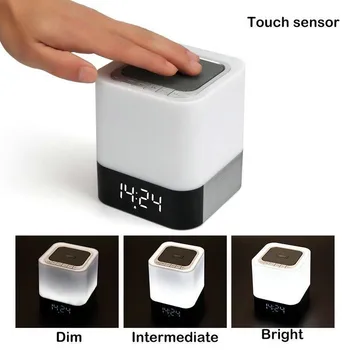 Touch Led Lamp Bluetooth Speaker With Alarm Clock TF Card Time Setting Mini Wireless Bluetooth Speakers
Touch Led Lamp Bluetooth Speaker With Alarm Clock TF Card Time Setting Mini Wireless Bluetooth Speakers