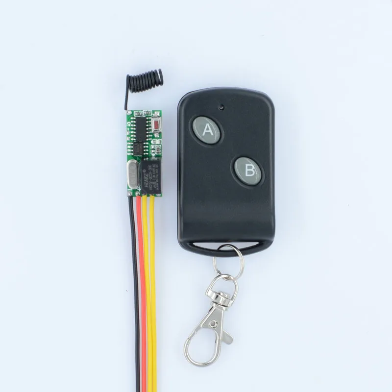 RF Remote Control Switch System Mini Small Volume DC3-5V Receiver 315/433MHZ Waterproof Transmitter A ON B OFF Micro 3v 5v Relay
RF Remote Control Switch System Mini Small Volume DC3-5V Receiver 315/433MHZ Waterproof Transmitter A ON B OFF Micro 3v 5v Relay