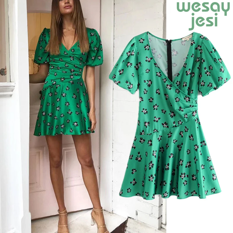 2019 ladies Clothing spring summer dress women vestidos v-neck print floral regular vestidos de fiesta party dress Mini Dress
2019 ladies Clothing spring summer dress women vestidos v-neck print floral regular vestidos de fiesta party dress Mini Dress