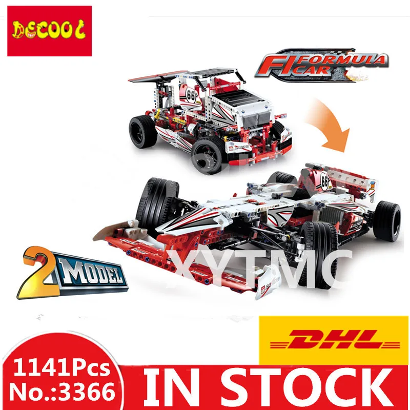 IN STOCK DHL Decool 3366 1141pcs Technic 2 In 1 F1 Formula Racing Car Building Block Compatible legoineg 42000 Brick Toy
IN STOCK DHL Decool 3366 1141pcs Technic 2 In 1 F1 Formula Racing Car Building Block Compatible legoineg 42000 Brick Toy