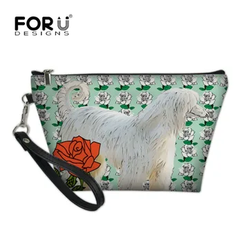 FORUDESIGNS Afghan Hound Flower Printing Makeup Bag for Women Travel Organizer Toiletry Bag Neceser Trousse Maquillage Femme
FORUDESIGNS Afghan Hound Flower Printing Makeup Bag for Women Travel Organizer Toiletry Bag Neceser Trousse Maquillage Femme