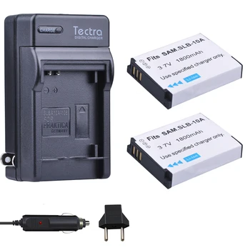 Tectra 2Pcs SLB-10A SLB10A Battery + Digital Charger for Samsung NV9/TL9 M310W L310W/SL310 L210 L110 L100 P1000 ES60 ES55/SL102
Tectra 2Pcs SLB-10A SLB10A Battery + Digital Charger for Samsung NV9/TL9 M310W L310W/SL310 L210 L110 L100 P1000 ES60 ES55/SL102