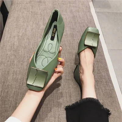 2019 spring and summer new wild fashion shallow mouth square head soft bottom flat shoes women's shoes
2019 spring and summer new wild fashion shallow mouth square head soft bottom flat shoes women's shoes