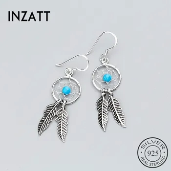 INZATT Exquisite 925 Sterling Silver Dreamcatcher Feather Ethnic Dangle Drop Earrings Fine Jewelry For Women Accessories Gift
INZATT Exquisite 925 Sterling Silver Dreamcatcher Feather Ethnic Dangle Drop Earrings Fine Jewelry For Women Accessories Gift