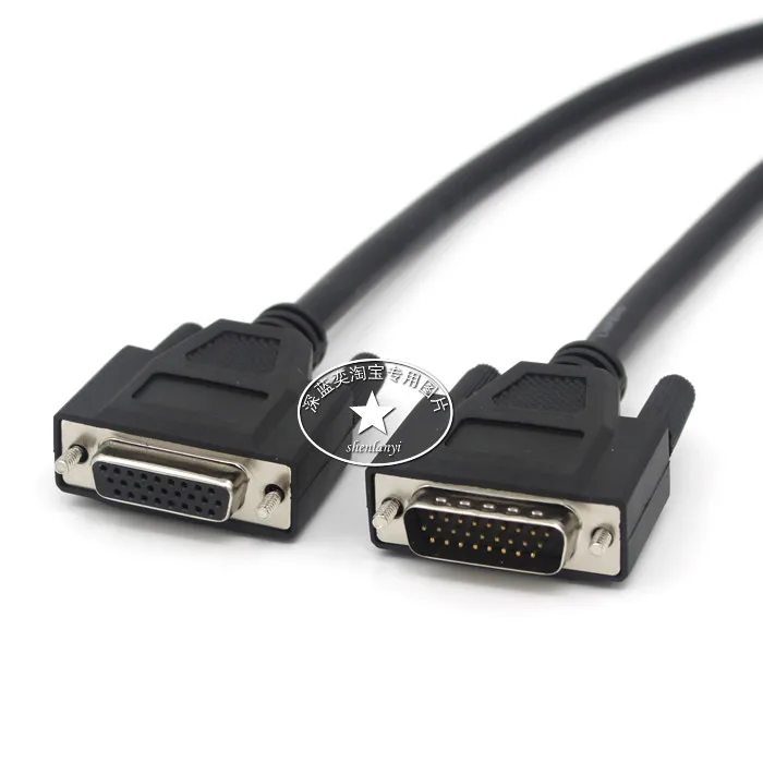 DB26 Male to Female Adapter Data Cable HDB26 26Pin Extension Wire Black 50cm/1.5M
DB26 Male to Female Adapter Data Cable HDB26 26Pin Extension Wire Black 50cm/1.5M