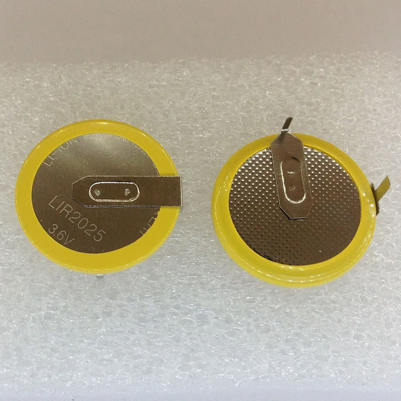 2PCS/LOT LIR2025 2025 90degrees pins Rechargeable battery for Automobile remote control key good quality
2PCS/LOT LIR2025 2025 90degrees pins Rechargeable battery for Automobile remote control key good quality
