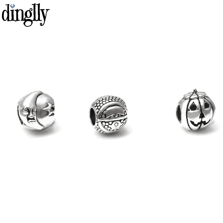 DINGLLY 2Pcs/Lot Silver Plated Halloween Pumpkin Moons Beaded Charm Bracelets Accessories Fit Brands Bracelet Bangle Making
DINGLLY 2Pcs/Lot Silver Plated Halloween Pumpkin Moons Beaded Charm Bracelets Accessories Fit Brands Bracelet Bangle Making