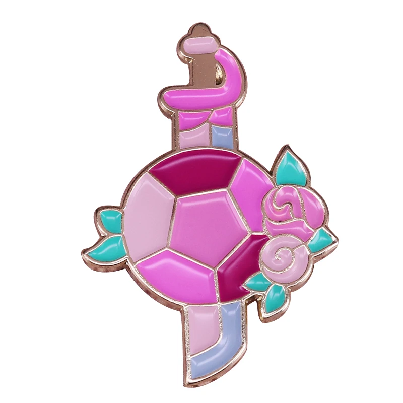 Steven universe lapel pin Rose's sword and shield brooch pastel crystal gems power badge beautiful quartz decor
Steven universe lapel pin Rose's sword and shield brooch pastel crystal gems power badge beautiful quartz decor