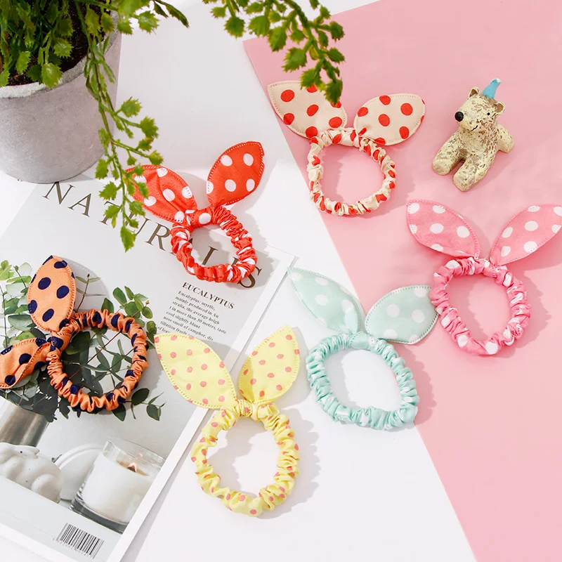 Fashion Women Girls Rabbit Ear Hair Rubber Bands Rope Ponytail Holder Dot Headwear Turban Cute HeadBand Elastic Hair Accessories
Fashion Women Girls Rabbit Ear Hair Rubber Bands Rope Ponytail Holder Dot Headwear Turban Cute HeadBand Elastic Hair Accessories