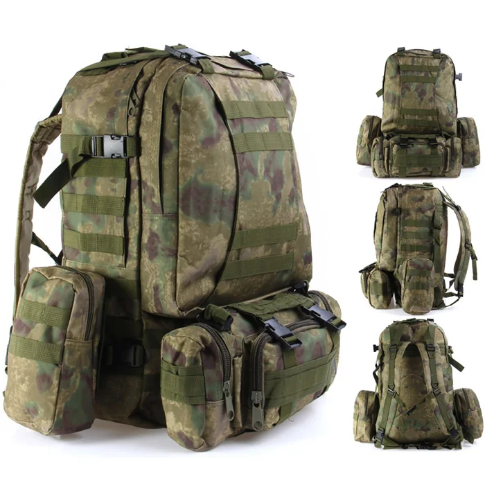 Gameit 40L-60L Hunting Bags Outdoor Traveling Camping Tactical Backpack Oxford Fabric Combination Style Bag With Molle System
Gameit 40L-60L Hunting Bags Outdoor Traveling Camping Tactical Backpack Oxford Fabric Combination Style Bag With Molle System