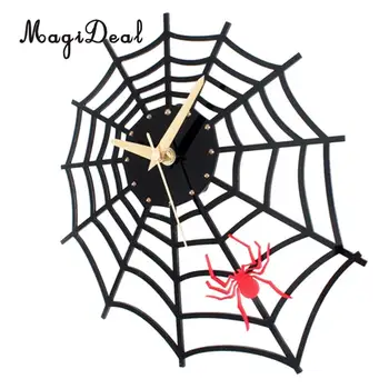 MagiDeal Non Ticking Large 36cm Wall Clock Spider Cobweb Creative DIY Sticker Watch Time Wall Decor
MagiDeal Non Ticking Large 36cm Wall Clock Spider Cobweb Creative DIY Sticker Watch Time Wall Decor