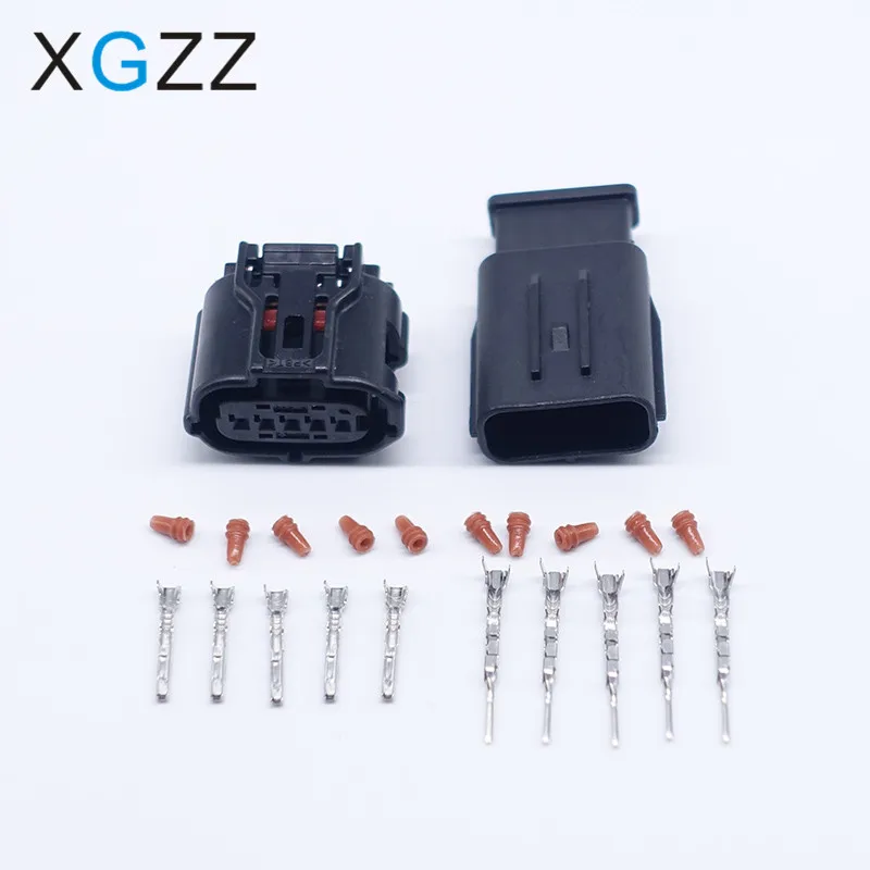 5 Sets 6189-1046 5 Pin Female And Male TS Series MAF Sensor Connector Air Flow Meter Plug For Sumitomo Toyota
5 Sets 6189-1046 5 Pin Female And Male TS Series MAF Sensor Connector Air Flow Meter Plug For Sumitomo Toyota