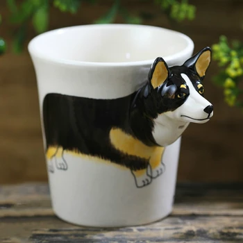 300ML corgi dog mug cute coffee mugs animal coffee cups 3D cartoon cup tazas de ceramica creativas
300ML corgi dog mug cute coffee mugs animal coffee cups 3D cartoon cup tazas de ceramica creativas