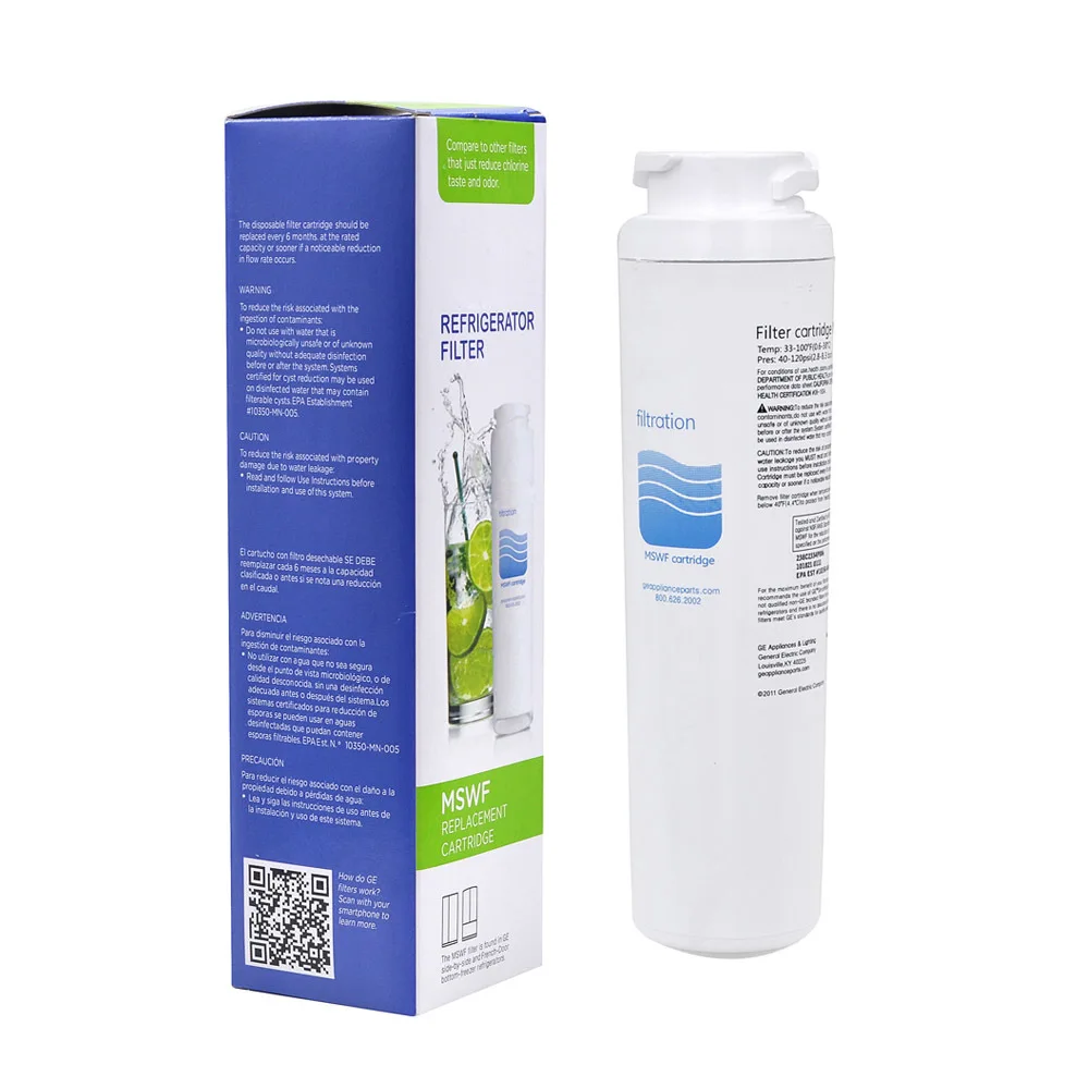 Water Filter Household Purifier Hydrofilter Mswf Refrigerator Water Filter Cartridge Replacement For Ge Mswf Filter 1 Piece
Water Filter Household Purifier Hydrofilter Mswf Refrigerator Water Filter Cartridge Replacement For Ge Mswf Filter 1 Piece