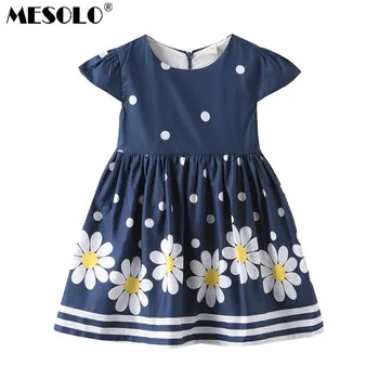MESOLO 2018 girls' dress, new Korean version, dot flower skirt, pastoral style princess dress, one on the spot.
MESOLO 2018 girls' dress, new Korean version, dot flower skirt, pastoral style princess dress, one on the spot.