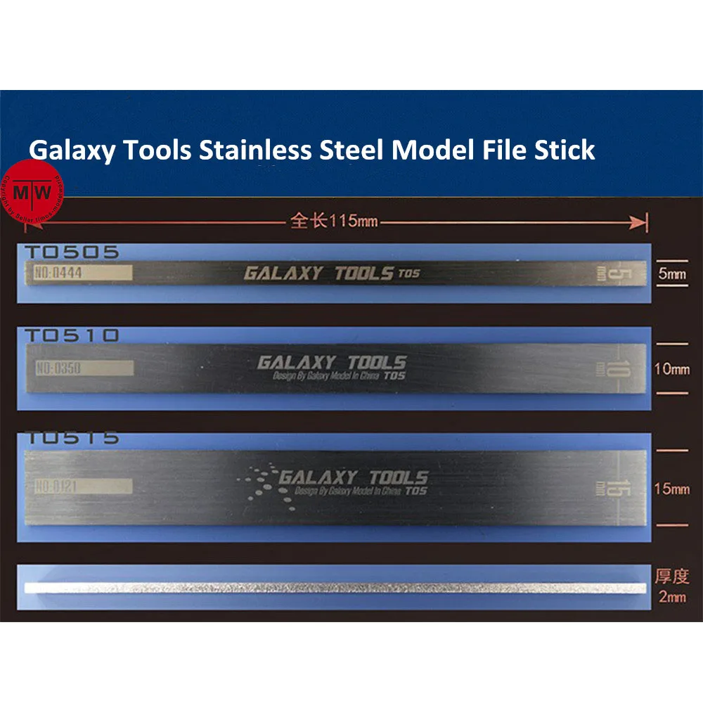 GALAXY Tools Stainless Steel Model File Stick Hobby Craft Polishing Model Building Tool 5mm/10mm/15mm
GALAXY Tools Stainless Steel Model File Stick Hobby Craft Polishing Model Building Tool 5mm/10mm/15mm