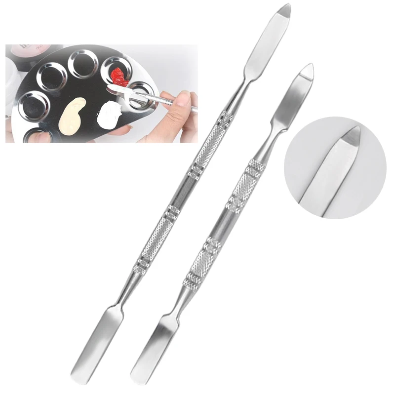 1pcs Makeup Tools Stainless Steel Spatula Manicure Dental Rod Tool Nail Art Nail Spatula Make up
1pcs Makeup Tools Stainless Steel Spatula Manicure Dental Rod Tool Nail Art Nail Spatula Make up