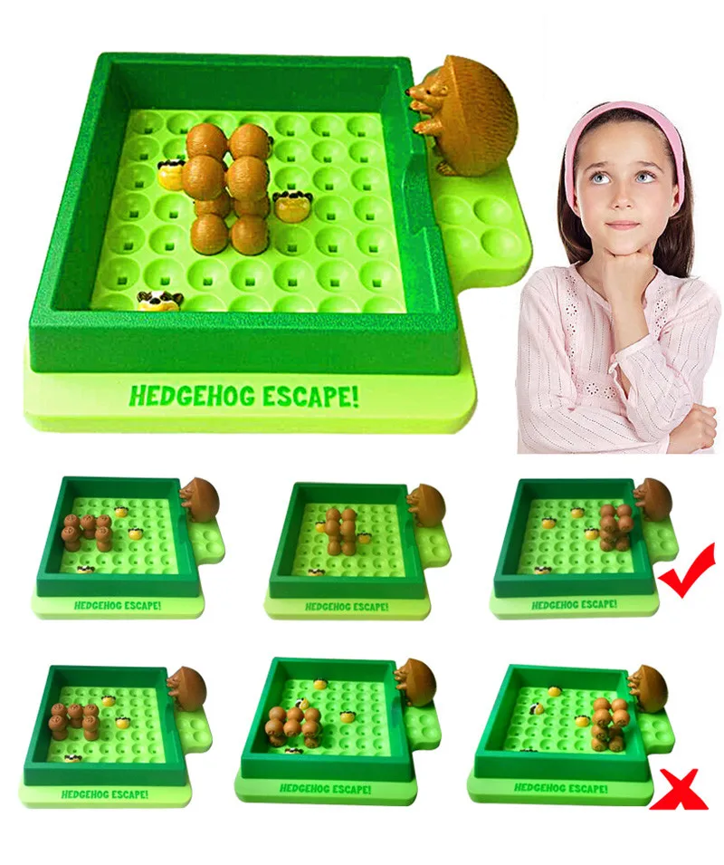 Creative Maze Toy Room Escape Scroll Intelligent Hedgehog Puzzle 3