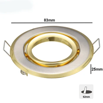 1PC Spot Led Encastrable Orientable lummen Blanc Neutre eq. 50W Gold Color Recessed Led Down Lighting Fixture
1PC Spot Led Encastrable Orientable lummen Blanc Neutre eq. 50W Gold Color Recessed Led Down Lighting Fixture