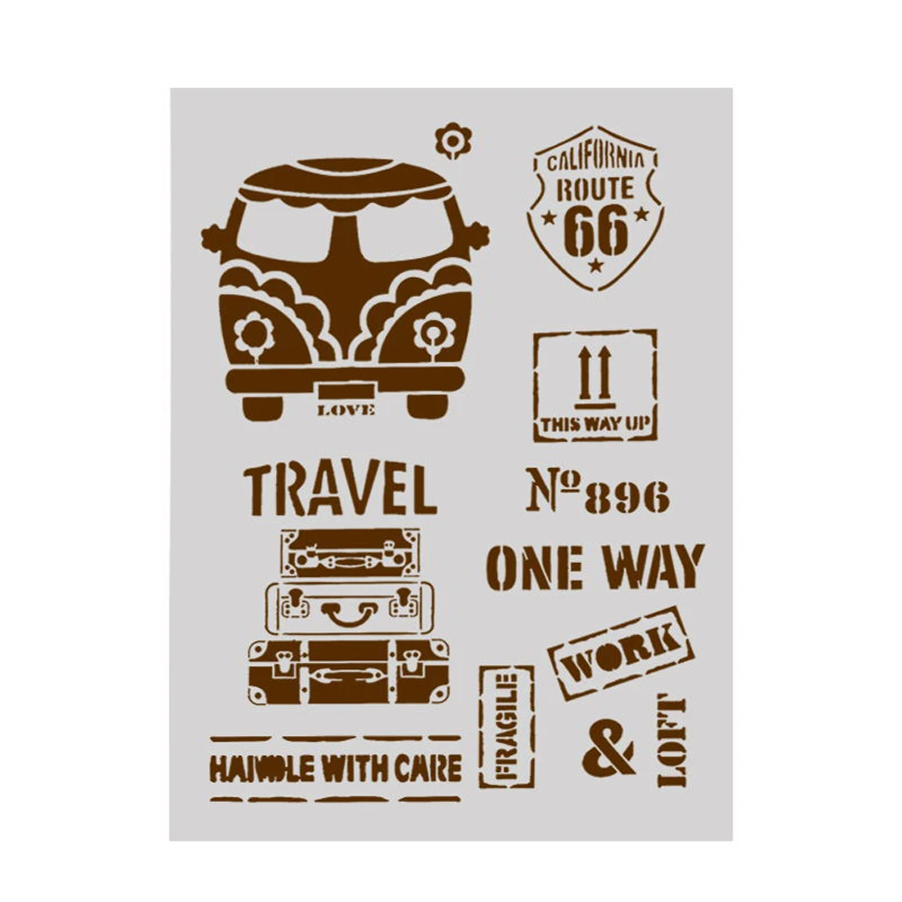 DIY Craft Hollow Layering Stencils For Wall Painting Scrapbooking Stamping Stamp Album Decorative Office School Supplies #13
DIY Craft Hollow Layering Stencils For Wall Painting Scrapbooking Stamping Stamp Album Decorative Office School Supplies #13