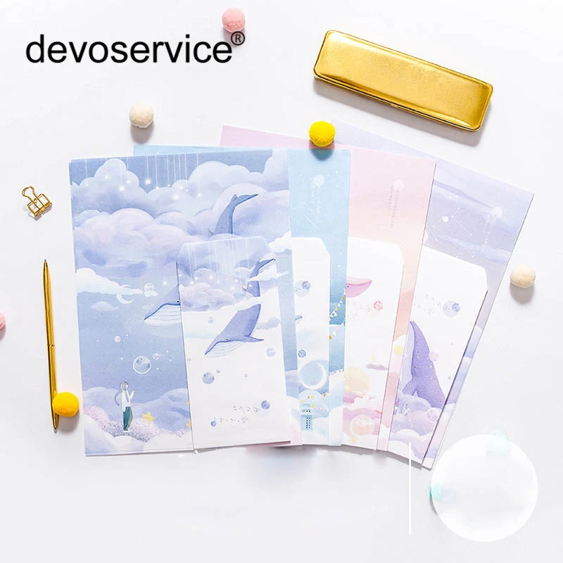 9Pcs/Set 3 Envelops+6 Writting Paper Envelope Letter Writing Paper Letter Sets for Postcard Kids Gift School Stationer Supplies
9Pcs/Set 3 Envelops+6 Writting Paper Envelope Letter Writing Paper Letter Sets for Postcard Kids Gift School Stationer Supplies