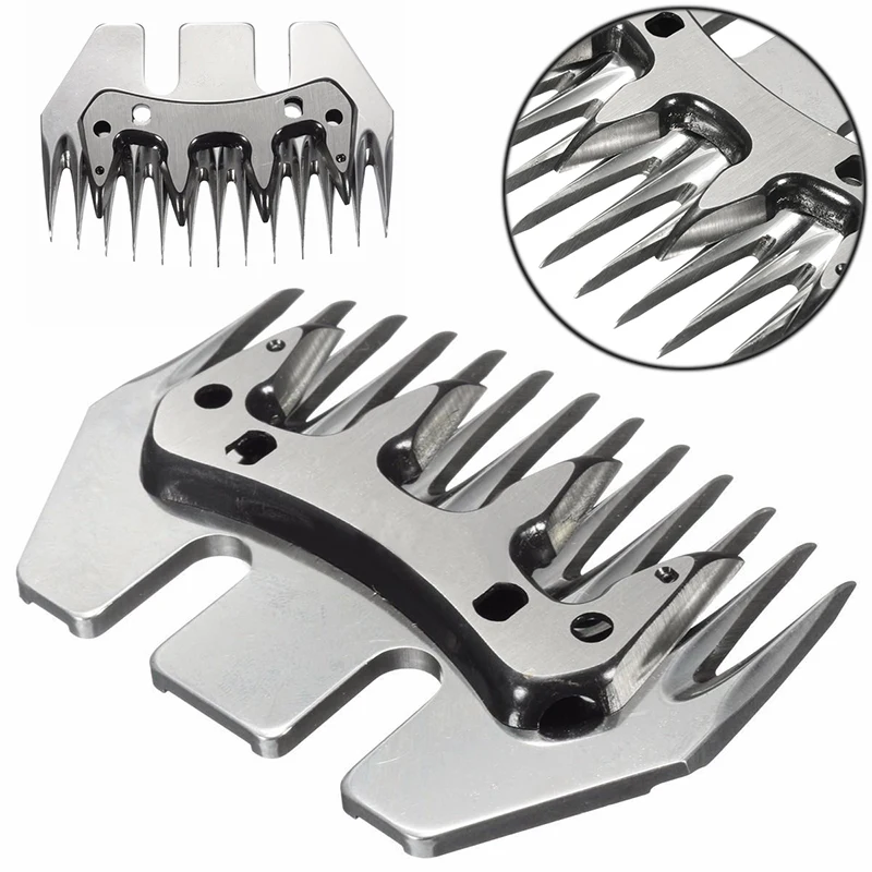 Straight Stainless Steel Clipper 13 and 4 Straight Teeth For Shearing Sheep Livestock Grooming