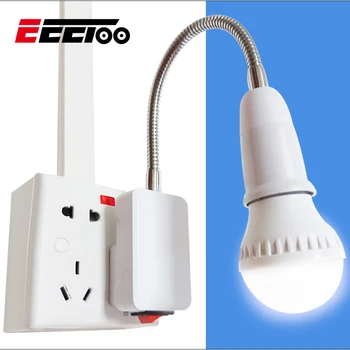 EeeToo E27 Lamp Holder Base Retro Extension Converter Flexible Holder Bulb Socket E27 EU US UK Plug with On/off Switch Adapter
EeeToo E27 Lamp Holder Base Retro Extension Converter Flexible Holder Bulb Socket E27 EU US UK Plug with On/off Switch Adapter