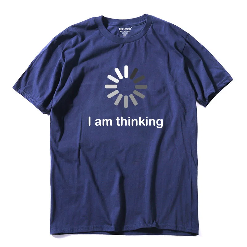 COOLMIND QI0235A casual short sleeve summer mens T-shirt 2018 design comfortable kintted I'm thinking printed men T shirt
COOLMIND QI0235A casual short sleeve summer mens T-shirt 2018 design comfortable kintted I'm thinking printed men T shirt