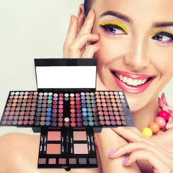 180 colors matte nude shimmer eyeshadow palette makeup set with brush mirror Shrink professional Cosmetic case makeup kit
180 colors matte nude shimmer eyeshadow palette makeup set with brush mirror Shrink professional Cosmetic case makeup kit