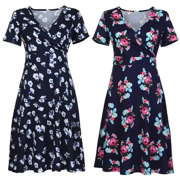 Wrap Dress Midi Women Casual T-Shirt Dress Deep V Neck Flared Dress Short Sleeve Vestido De Festa Sukienki Roupas Feminina
Wrap Dress Midi Women Casual T-Shirt Dress Deep V Neck Flared Dress Short Sleeve Vestido De Festa Sukienki Roupas Feminina