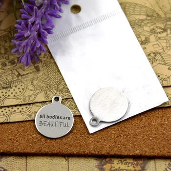 20pcs--stainless steel charms"all bodies are beautiful"5 style for choosing DIY Charms pendants
20pcs--stainless steel charms"all bodies are beautiful"5 style for choosing DIY Charms pendants