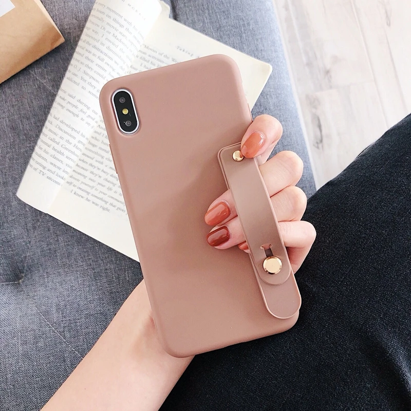 Wristband TPU Soft Case Coque For Iphone XS Max XR X Case Multiple Colour Coque For Iphone X 6 6S 7 8 Plus Cover Solid Color TPU
Wristband TPU Soft Case Coque For Iphone XS Max XR X Case Multiple Colour Coque For Iphone X 6 6S 7 8 Plus Cover Solid Color TPU